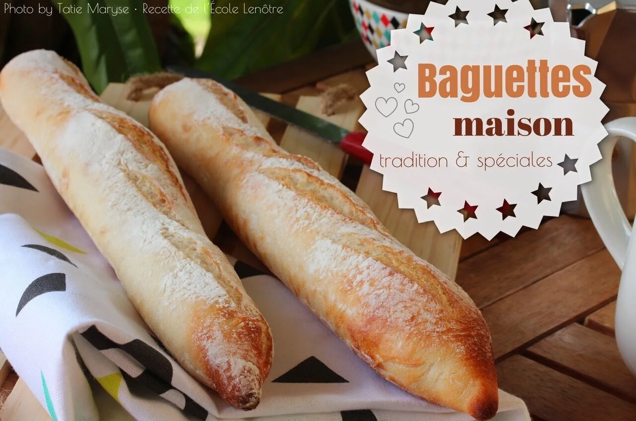Baguettes maison (tradition et aromatisées)
