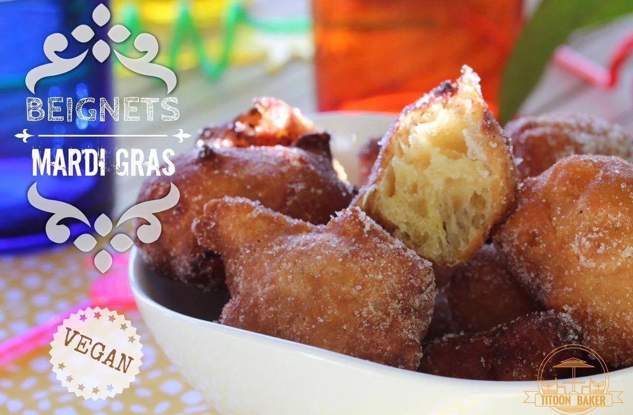 Beignets mardi gras vegan