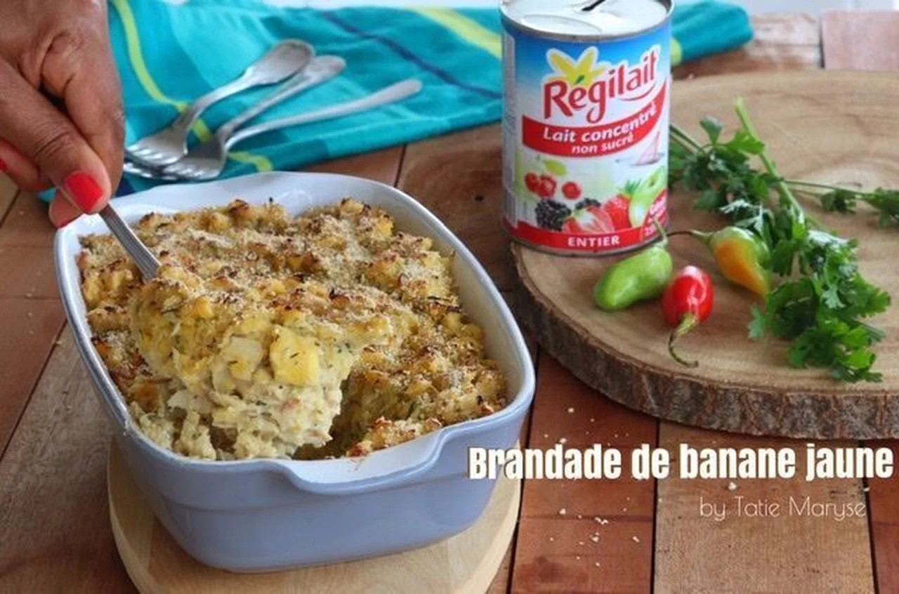 Brandade de banane jaune