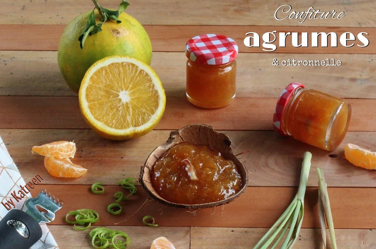 Confiture d'agrumes à la citronnelle