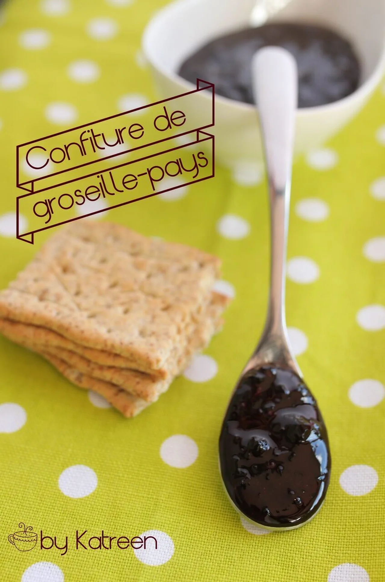 Confiture de groseille-pays avec morceaux