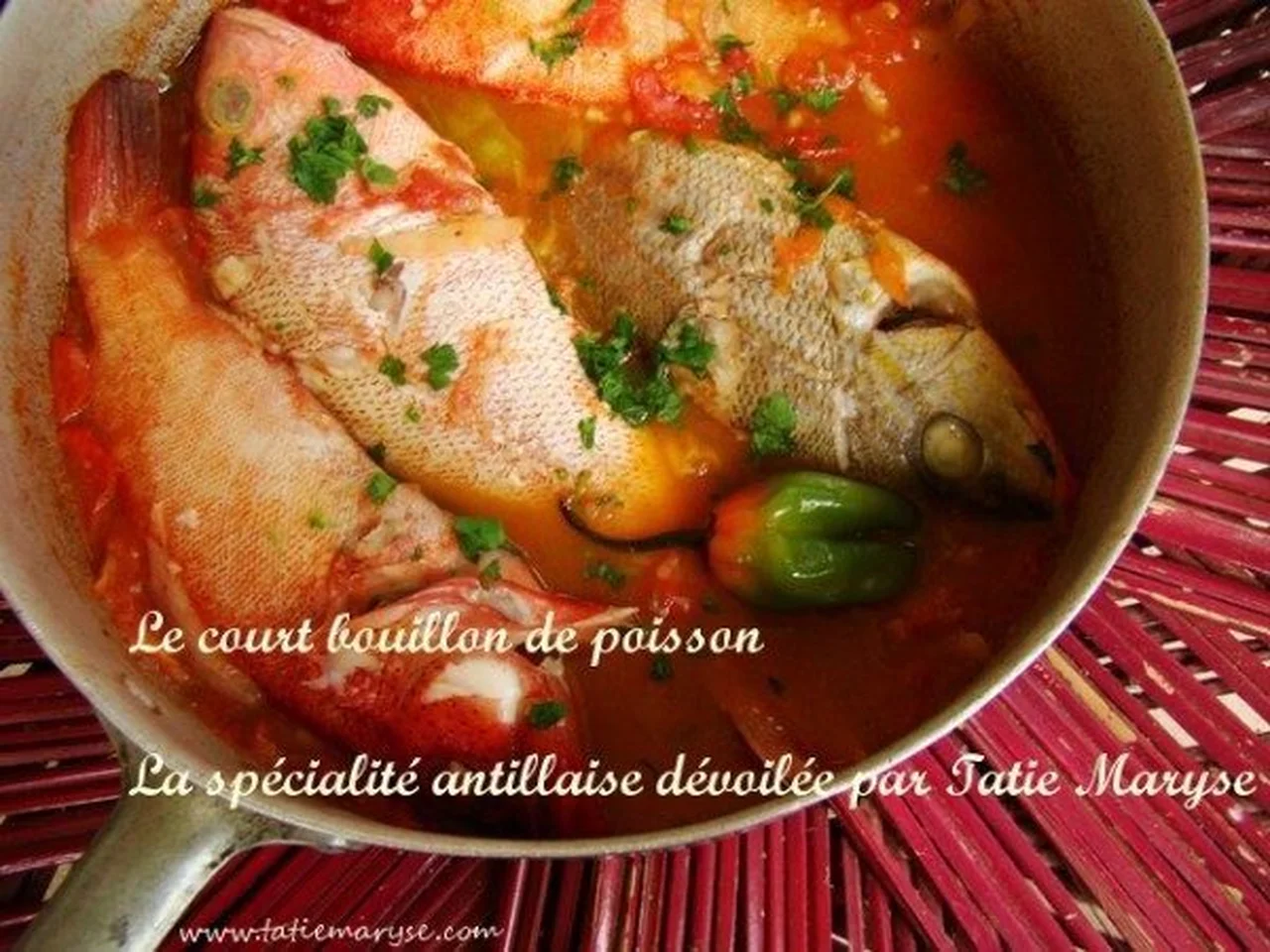 Court-bouillon de poisson antillais