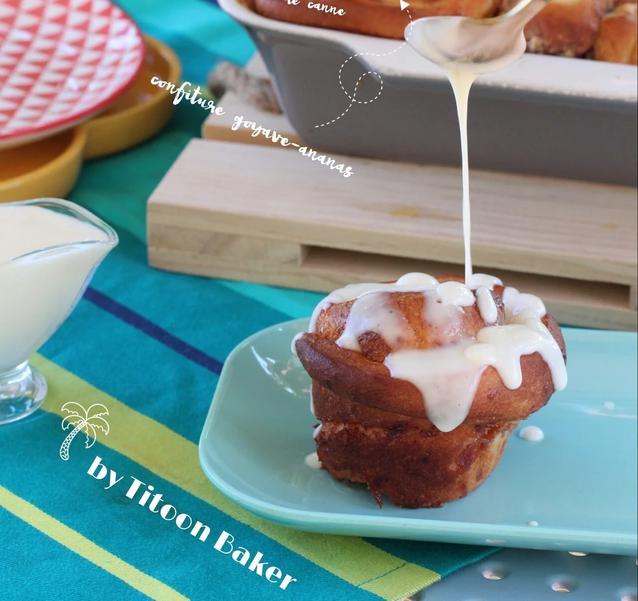 Cinnamon rolls et jelly rolls antillais