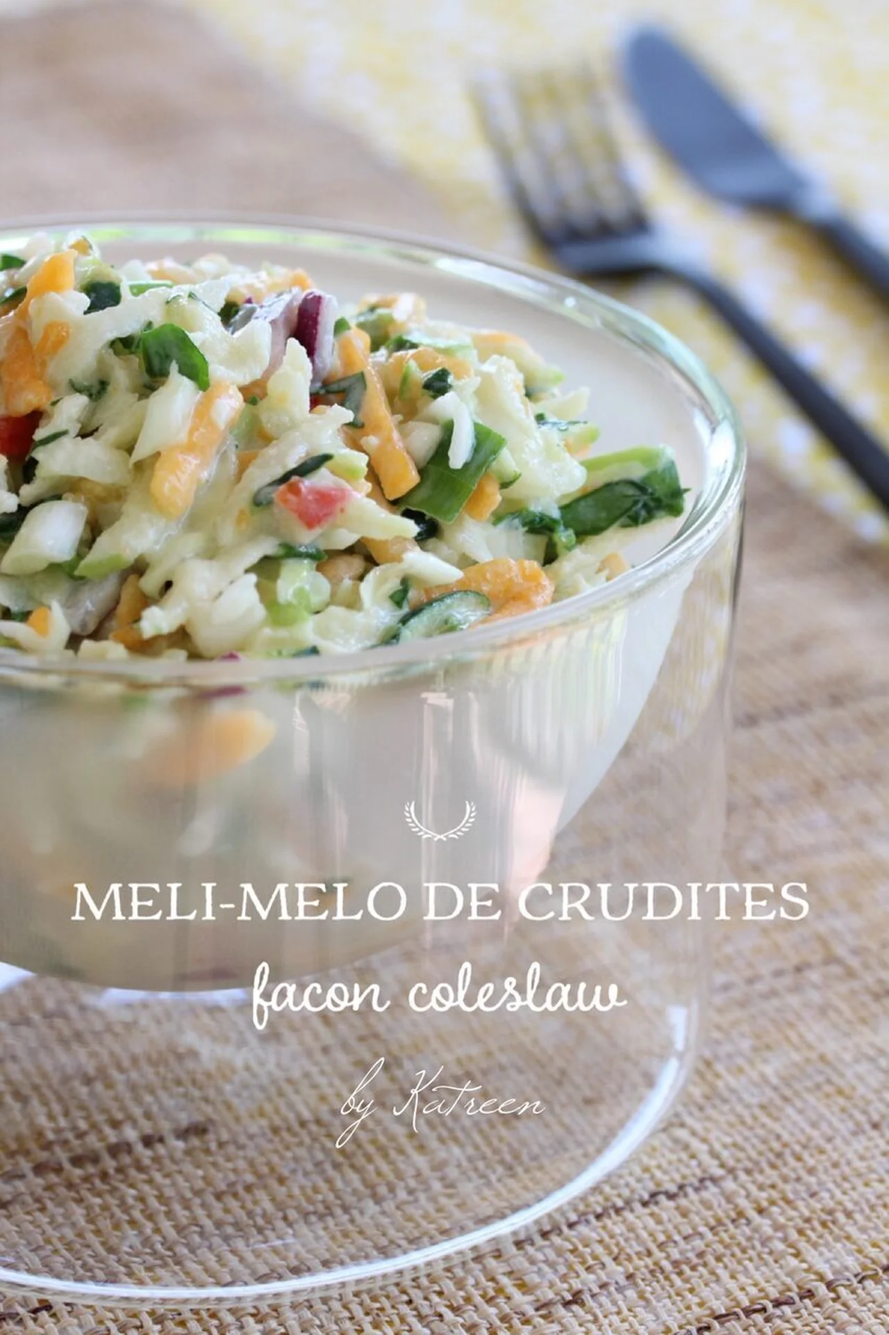 Méli-mélo de crudités façon coleslaw antillais