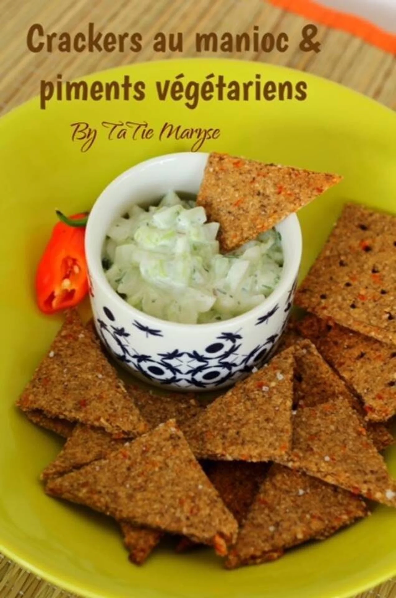 Crackers au piment doux