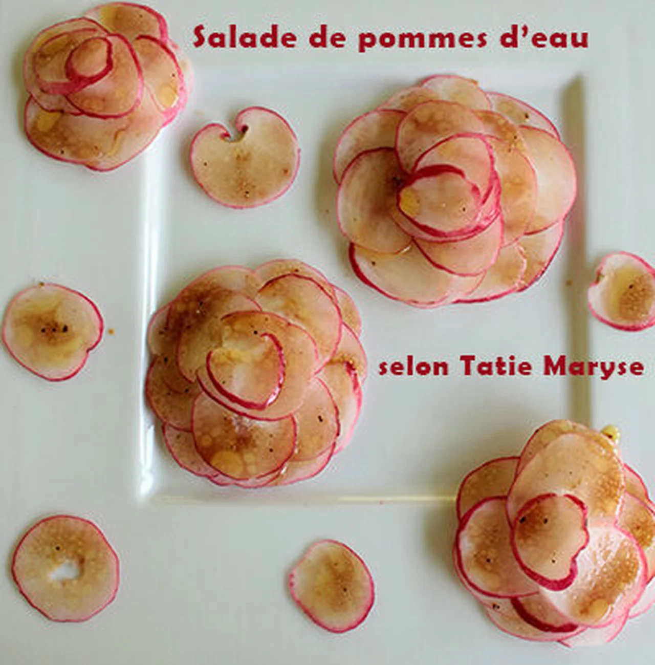 Crudité de pomme d'eau