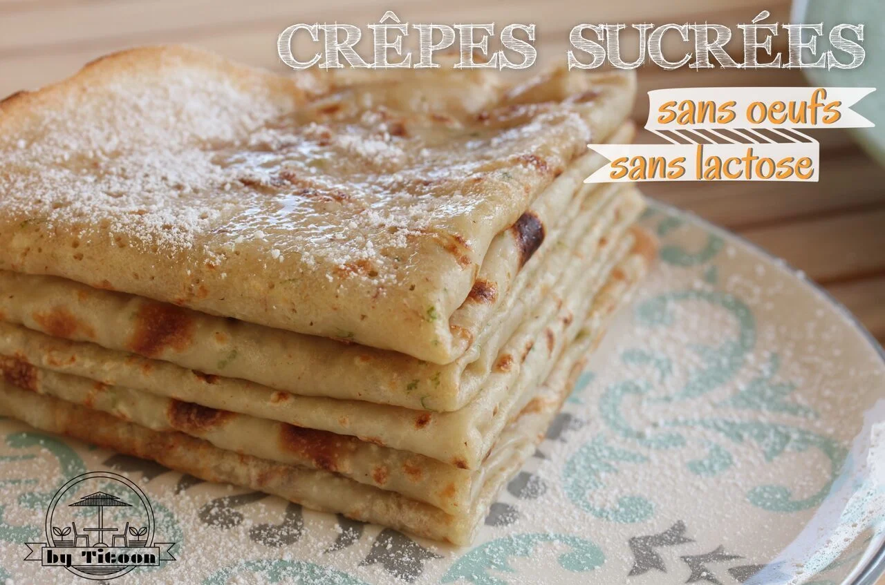 Pâte à crêpe sucrée vegan