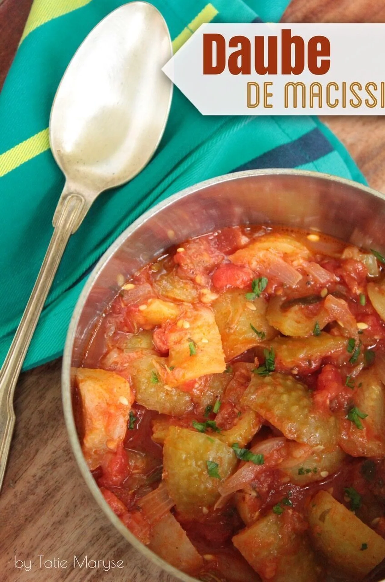 Daube de macissi à la tomate