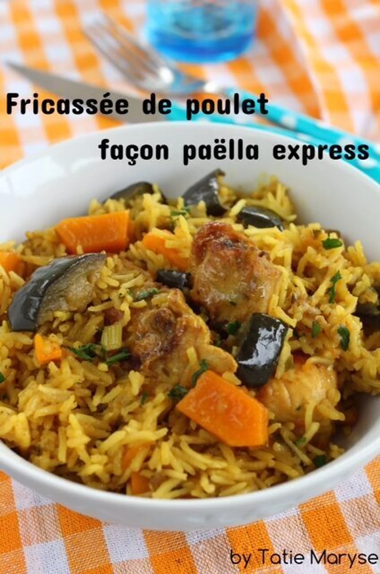 Paella express de poulet