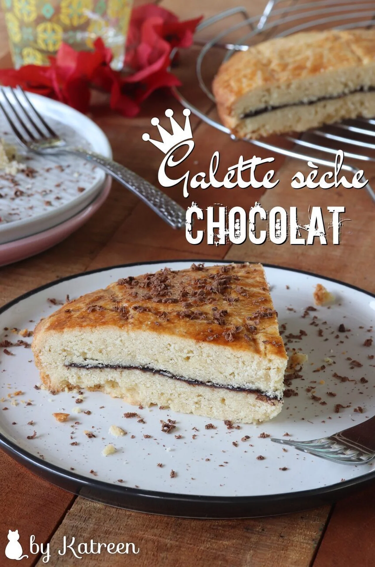 Galette sèche au chocolat antillaise