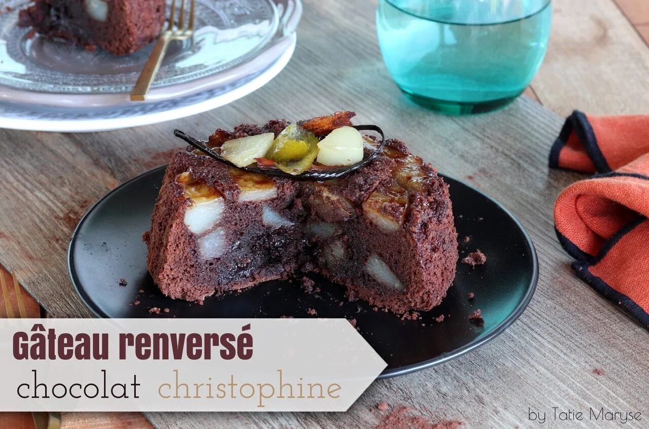 Gâteau au chocolat et christophine