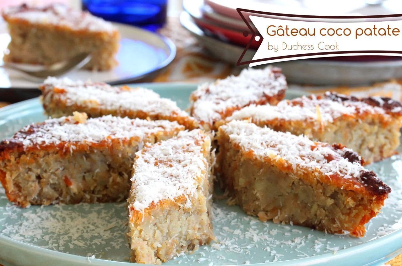 Gâteau coco patate douce