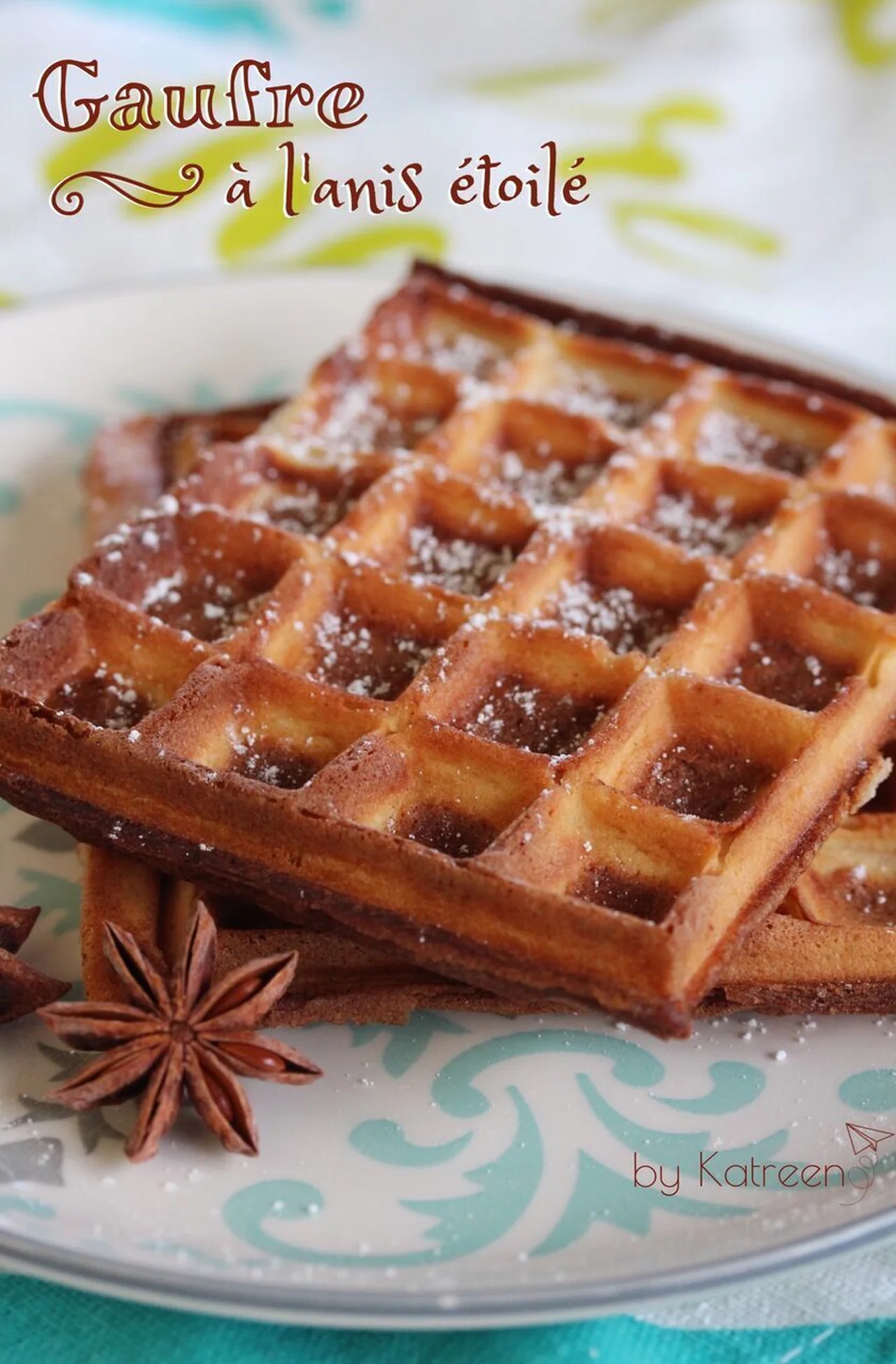 Gaufres à l'anis étoilé