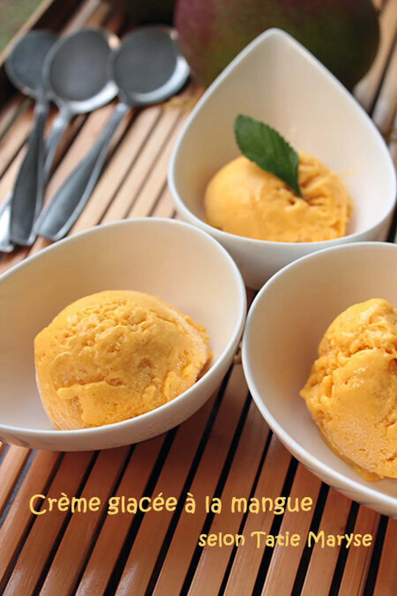 Glace à la mangue