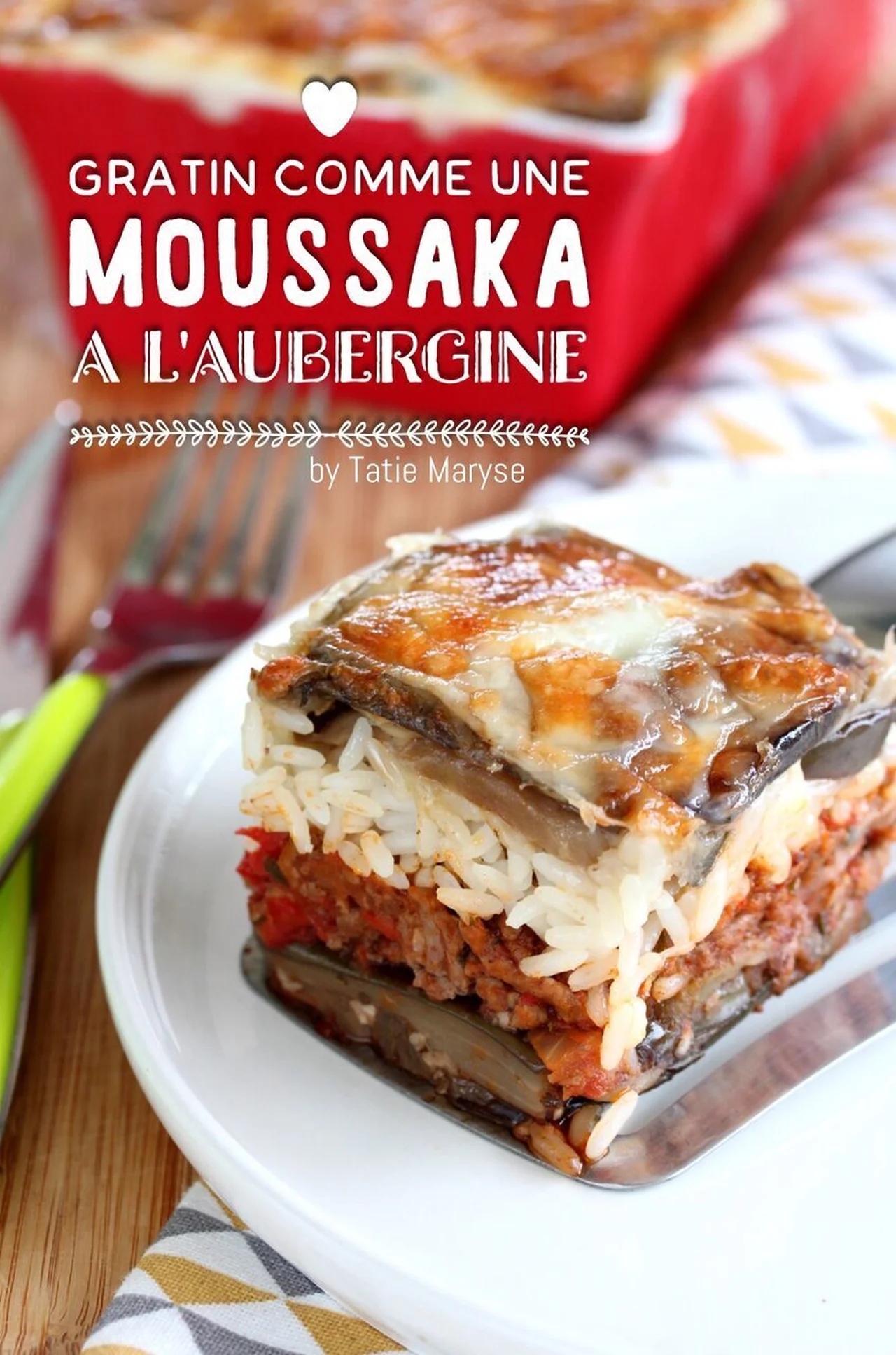 Gratin d'aubergine inspiré de la moussaka