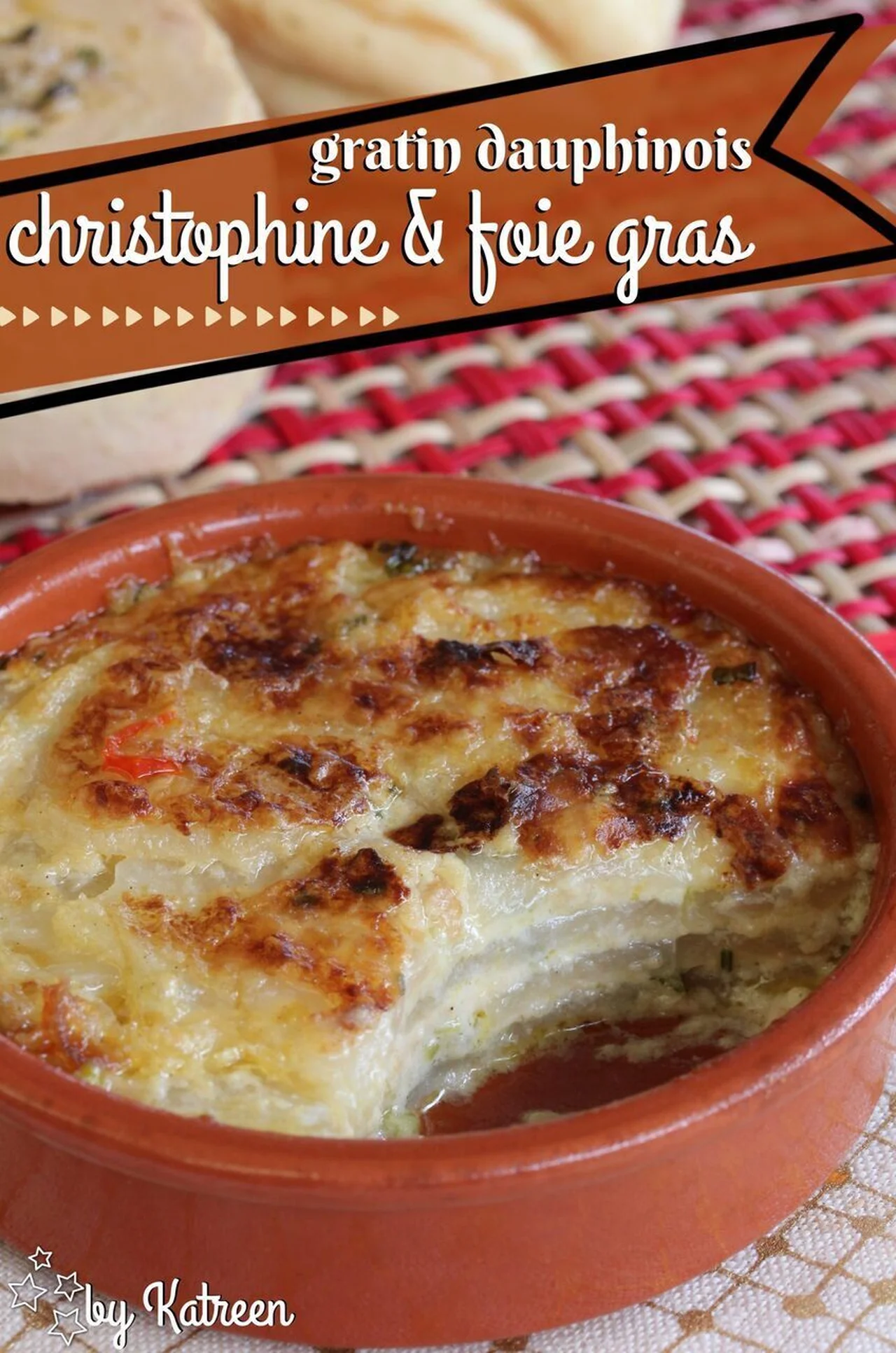 Gratin de christophine au foie gras