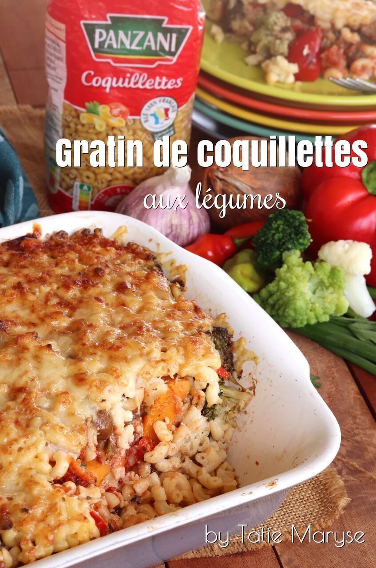 Gratin de coquillettes aux légumes