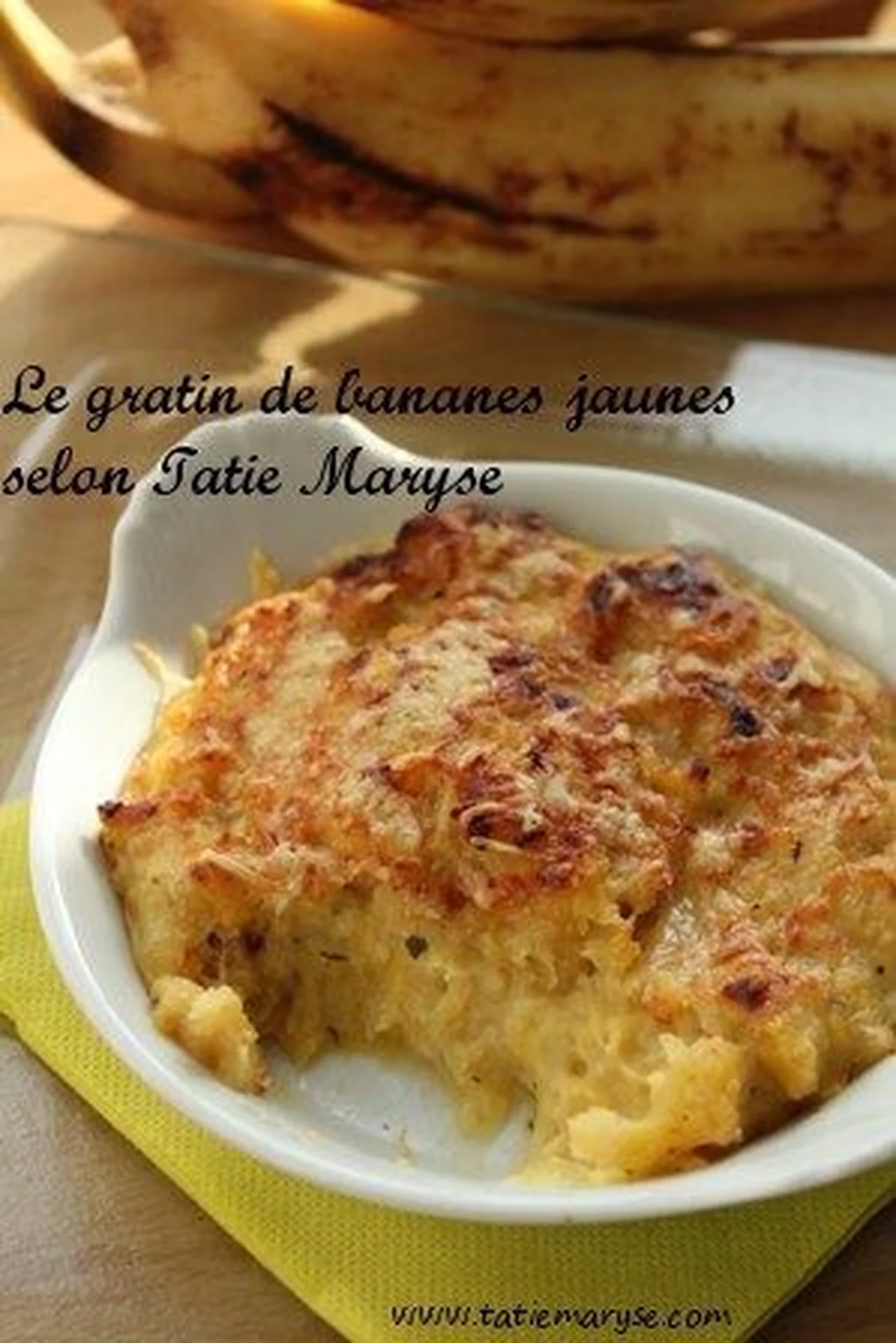 Gratin de banane plantain