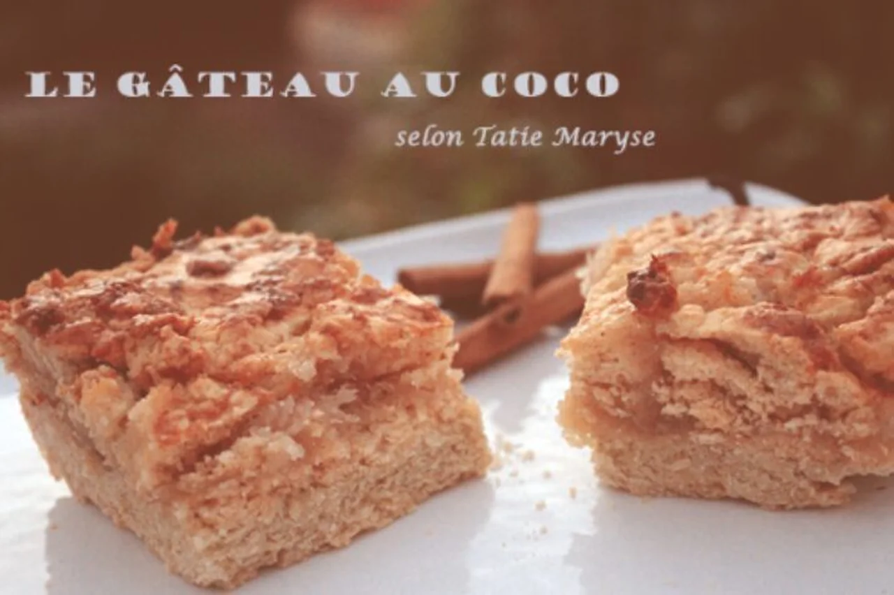 Gros gâteau au coco