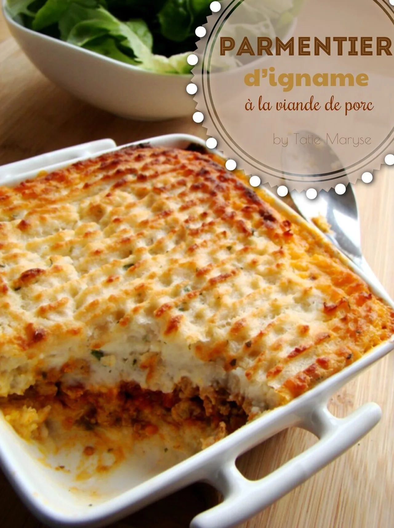 Hachis parmentier d'igname