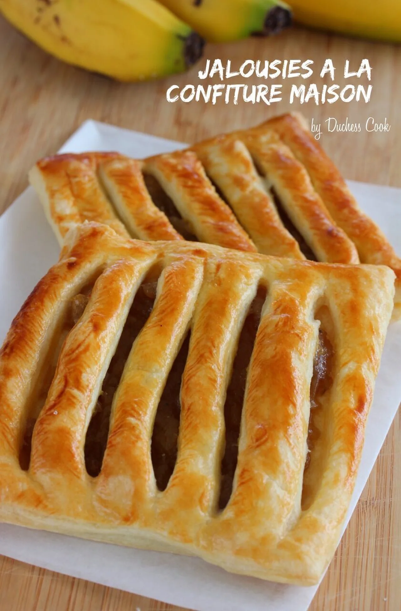 Jalousies à la confiture de banane