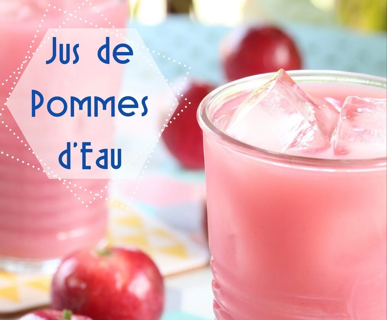 Jus de pommes d'eau