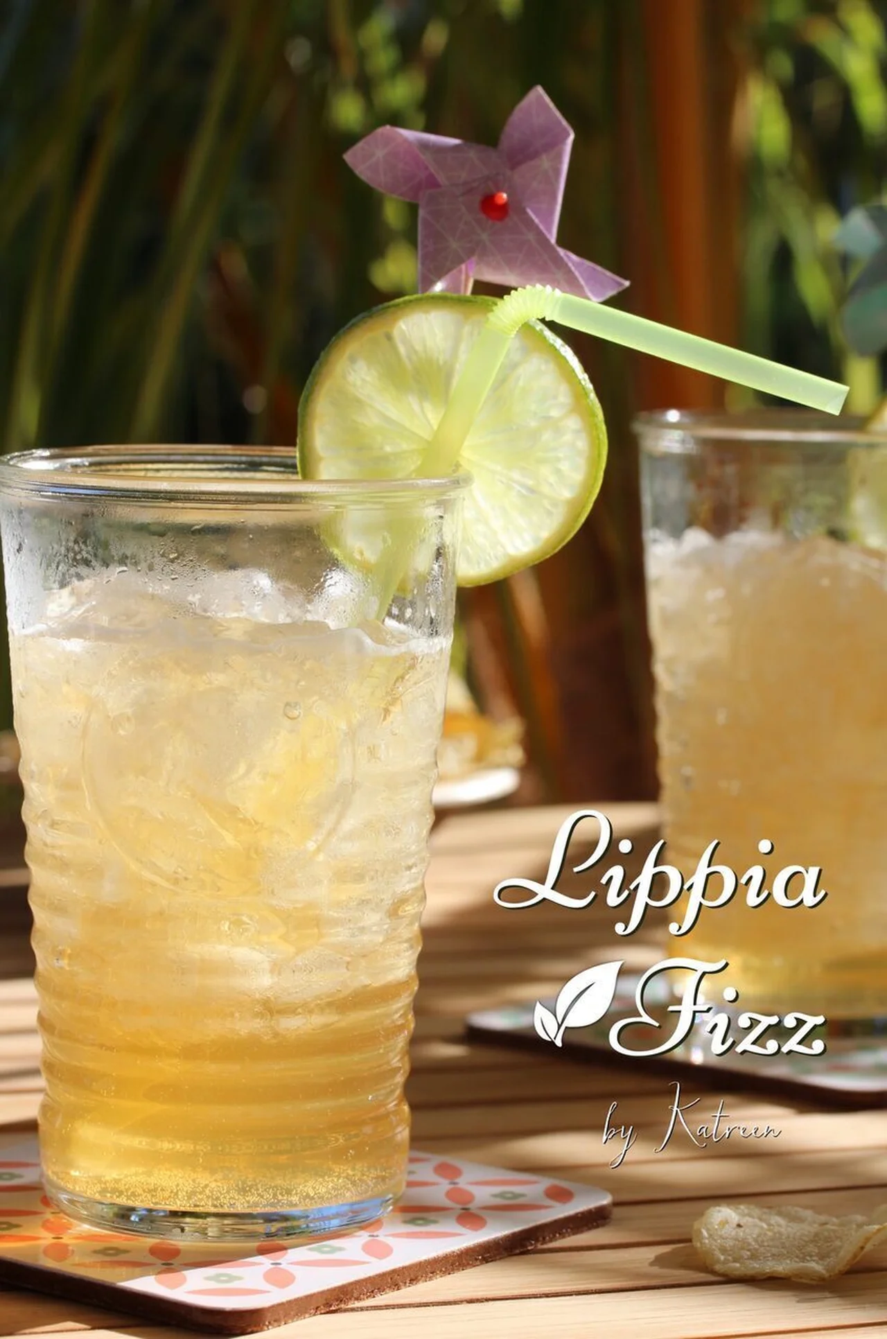 Lippia Fizz, sirop de brisée et bière