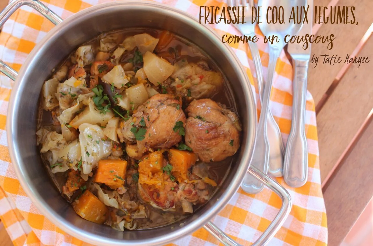 Mijotée de coq aux légumes