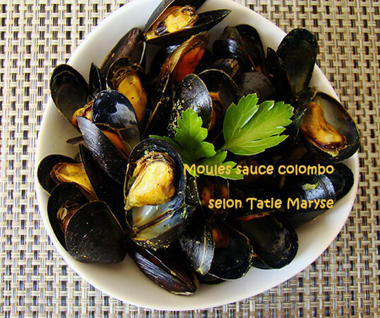 Moules au colombo