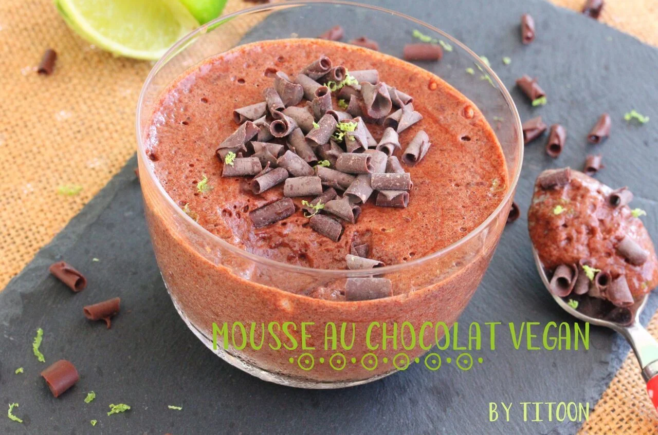 Mousse au chocolat vegan