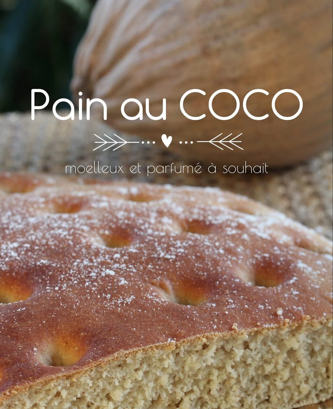 Pain au coco parfumé