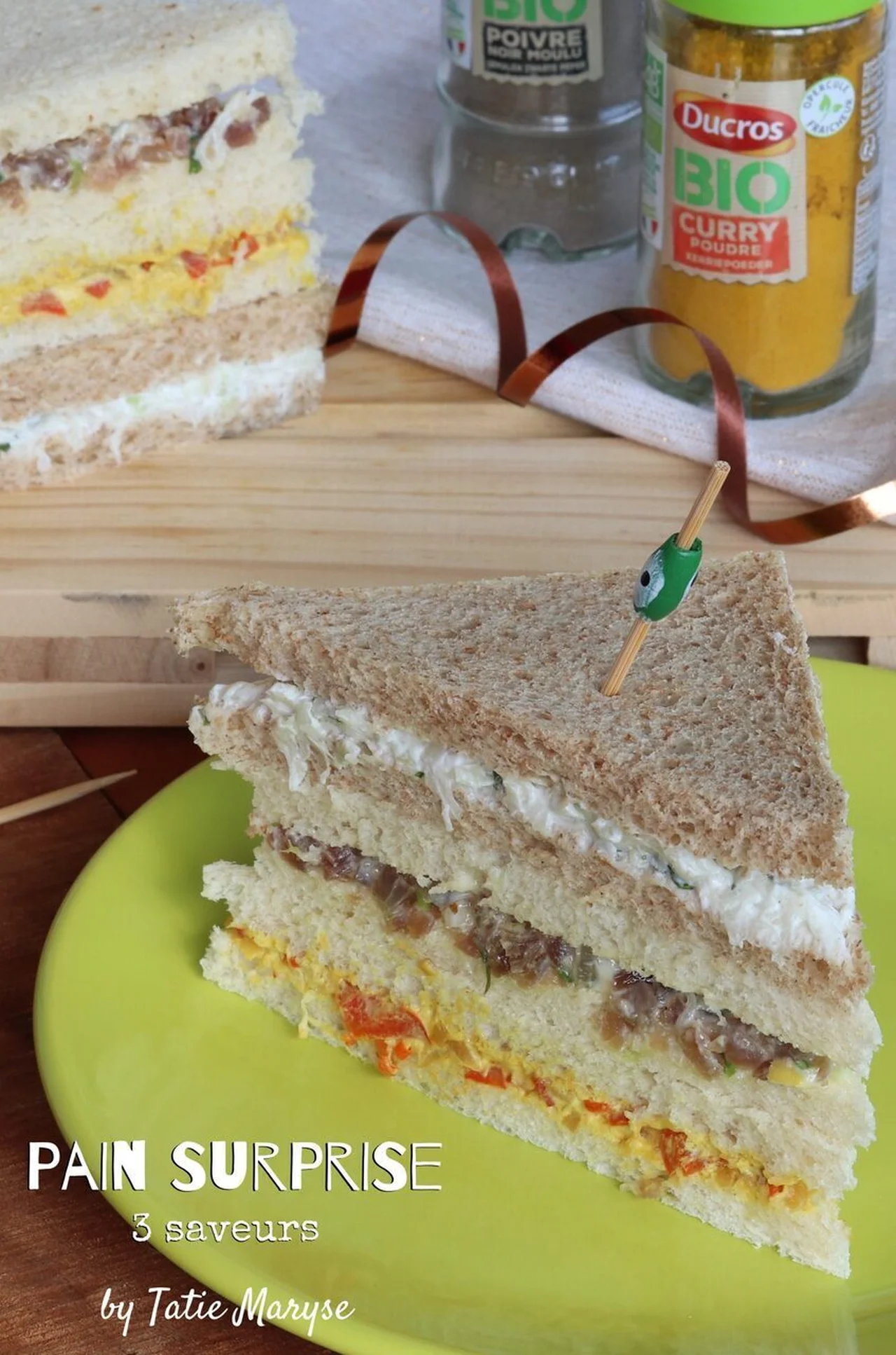 Pain surprise 3 saveurs aux épices