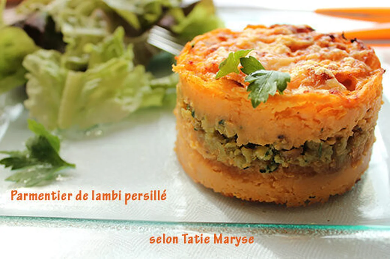Parmentier de lambi persillé