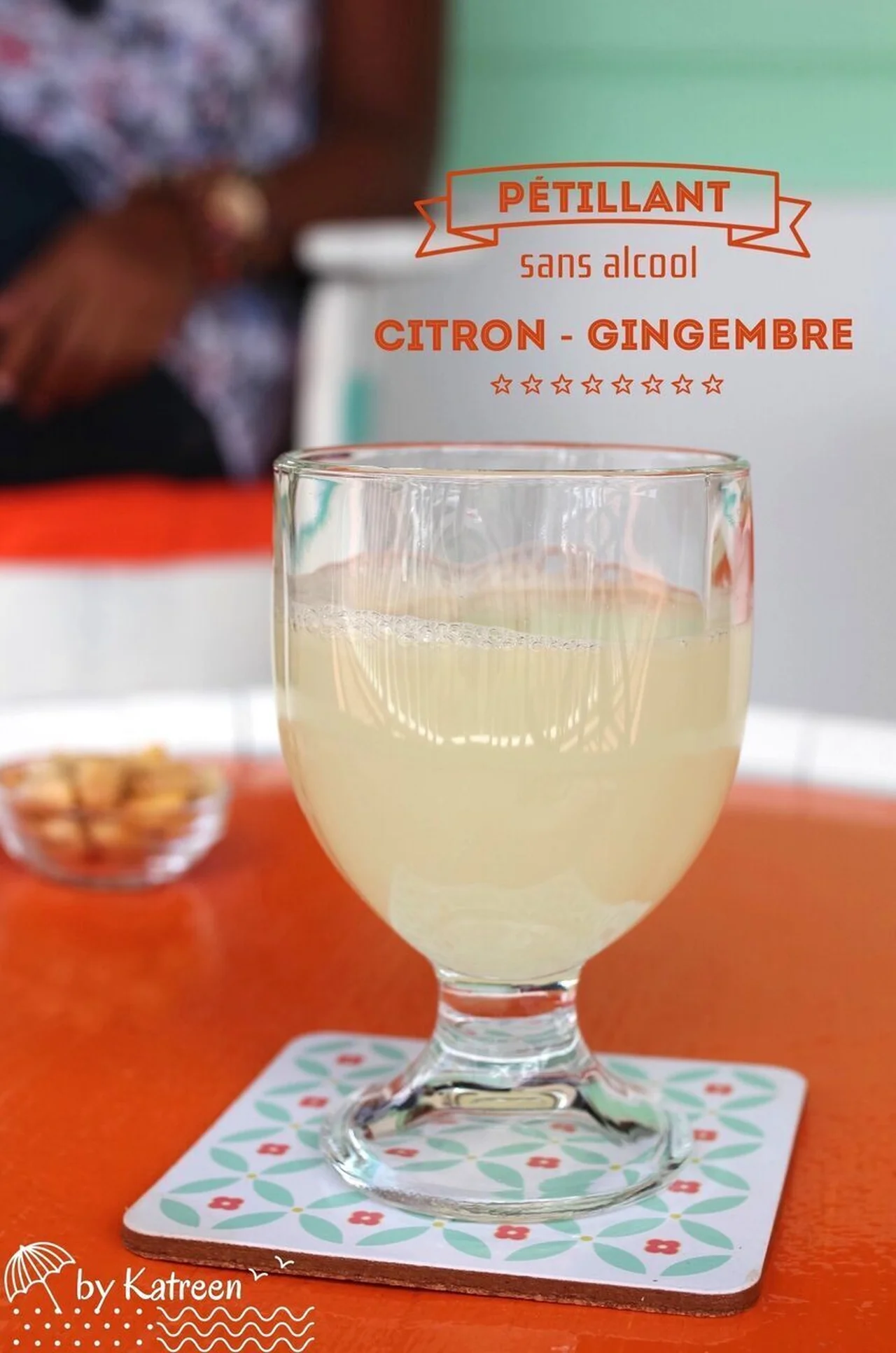 Pétillant citron-gingembre sans alcool