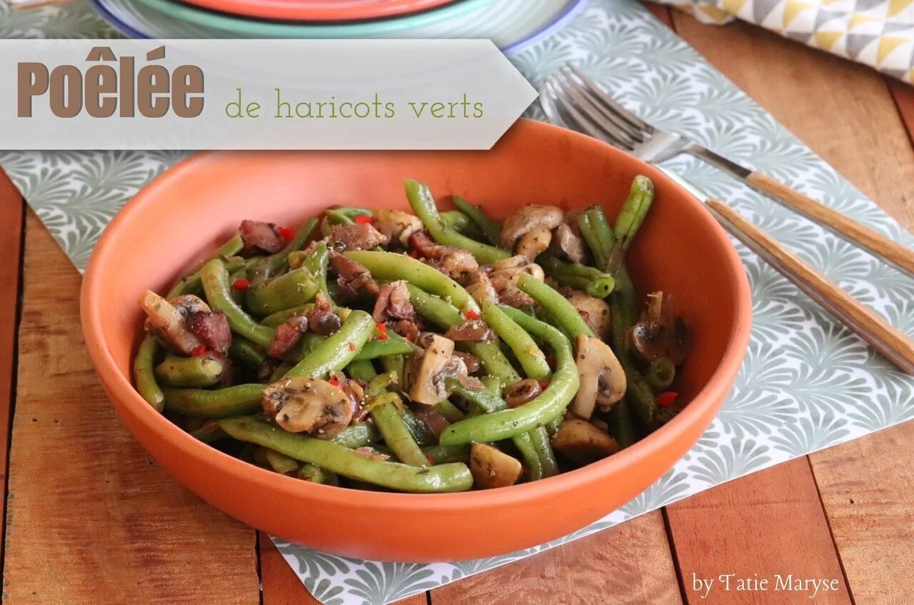 Poêlée de haricots verts