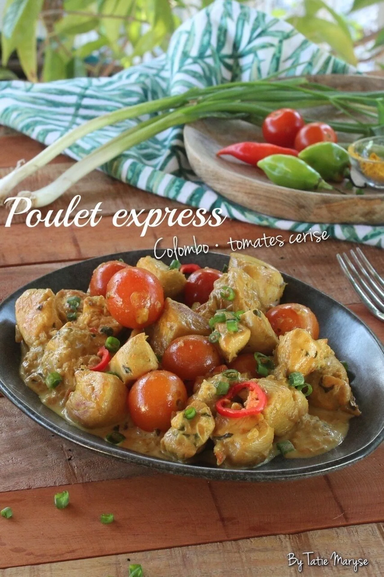 Poulet express aux tomates cerises