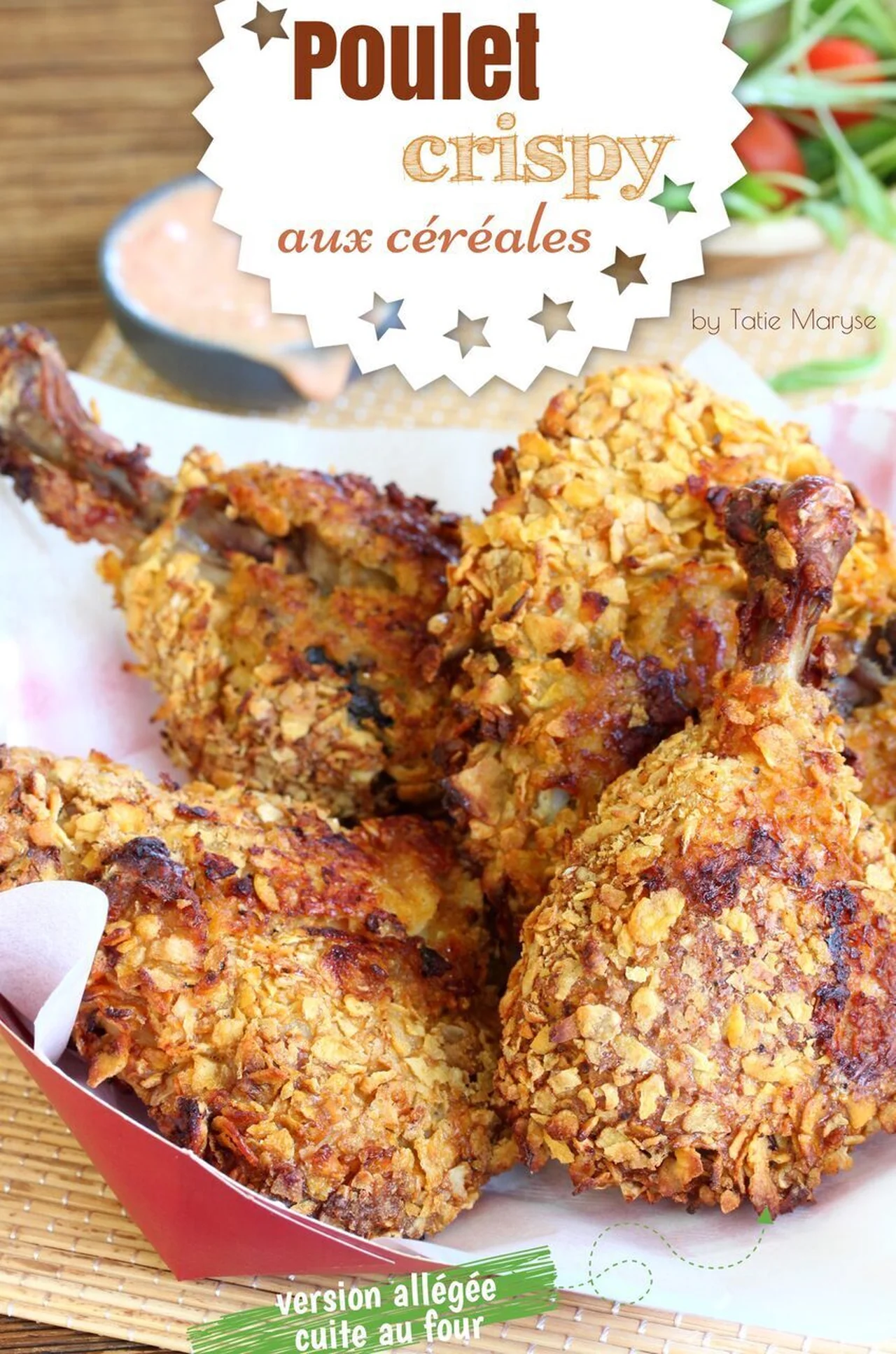 Poulet crispy au four (version allégée)