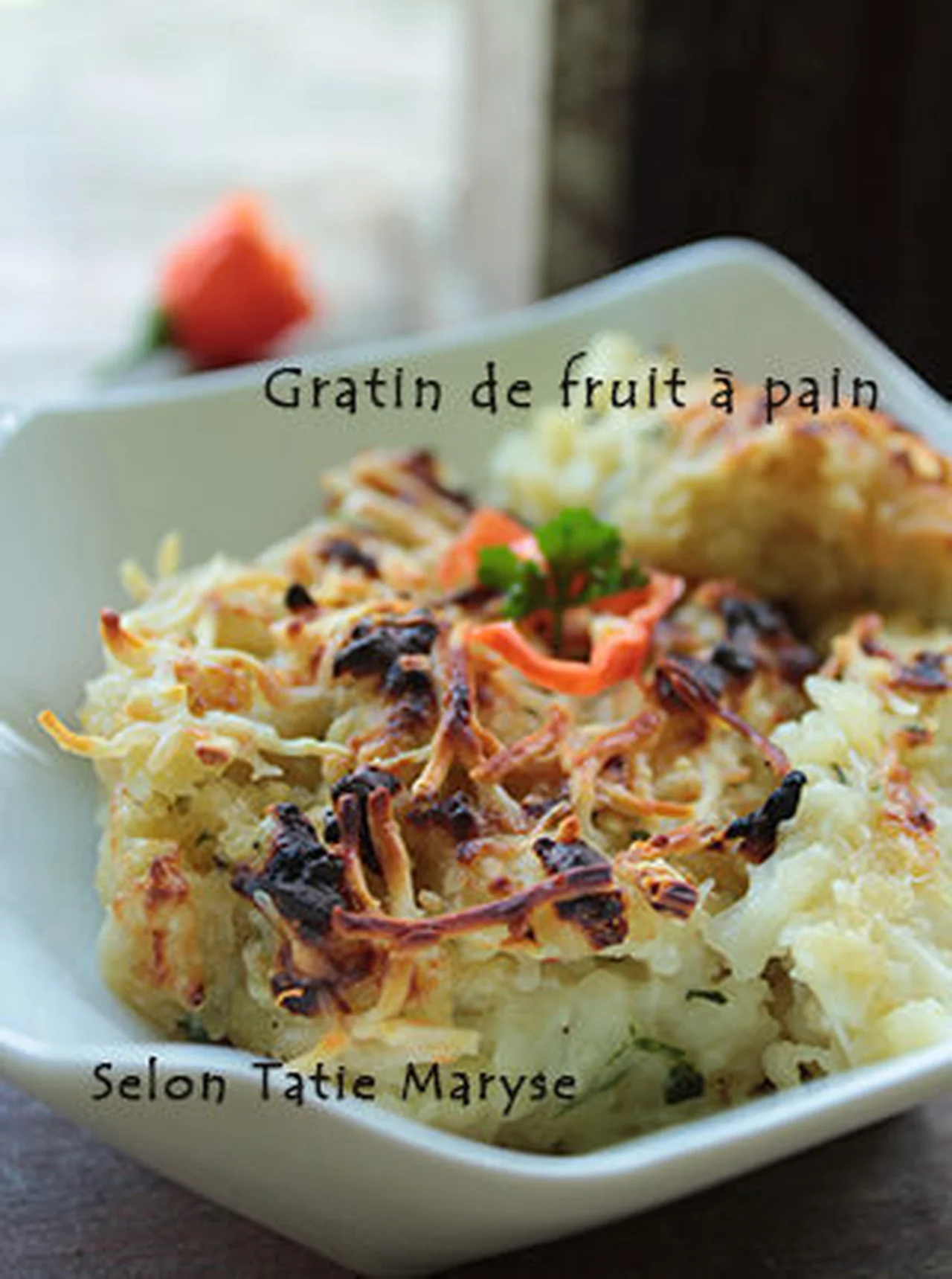 Gratin de fruit à pain