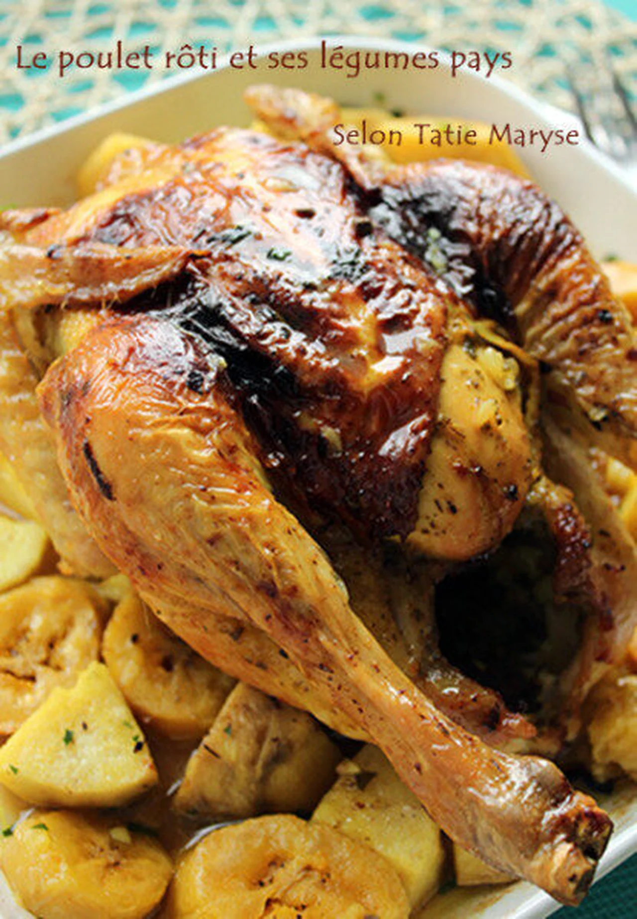 Poulet rôti à l'antillaise