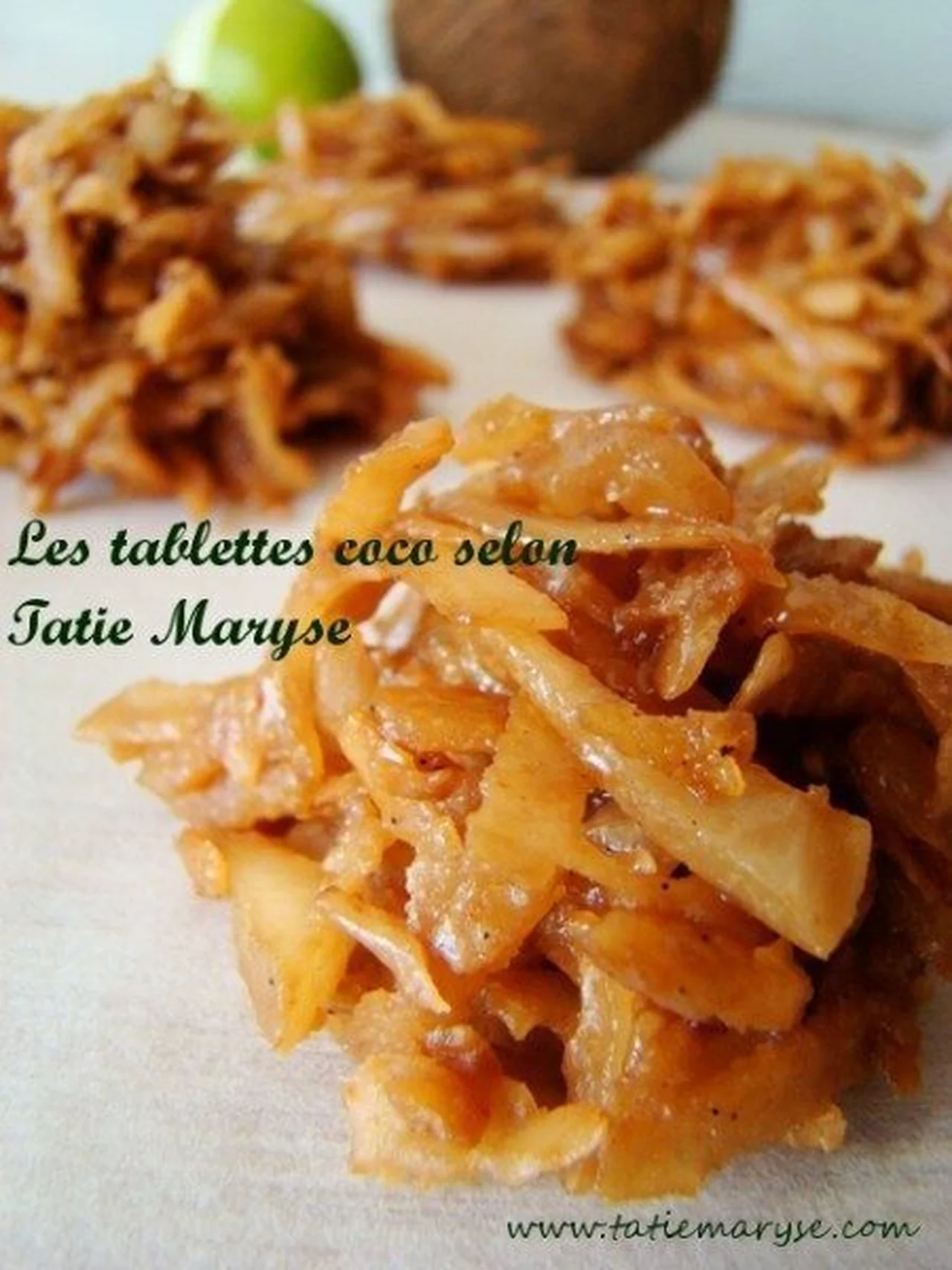 Tablettes au coco
