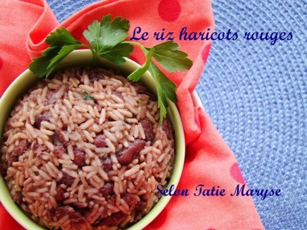 Riz haricots rouges