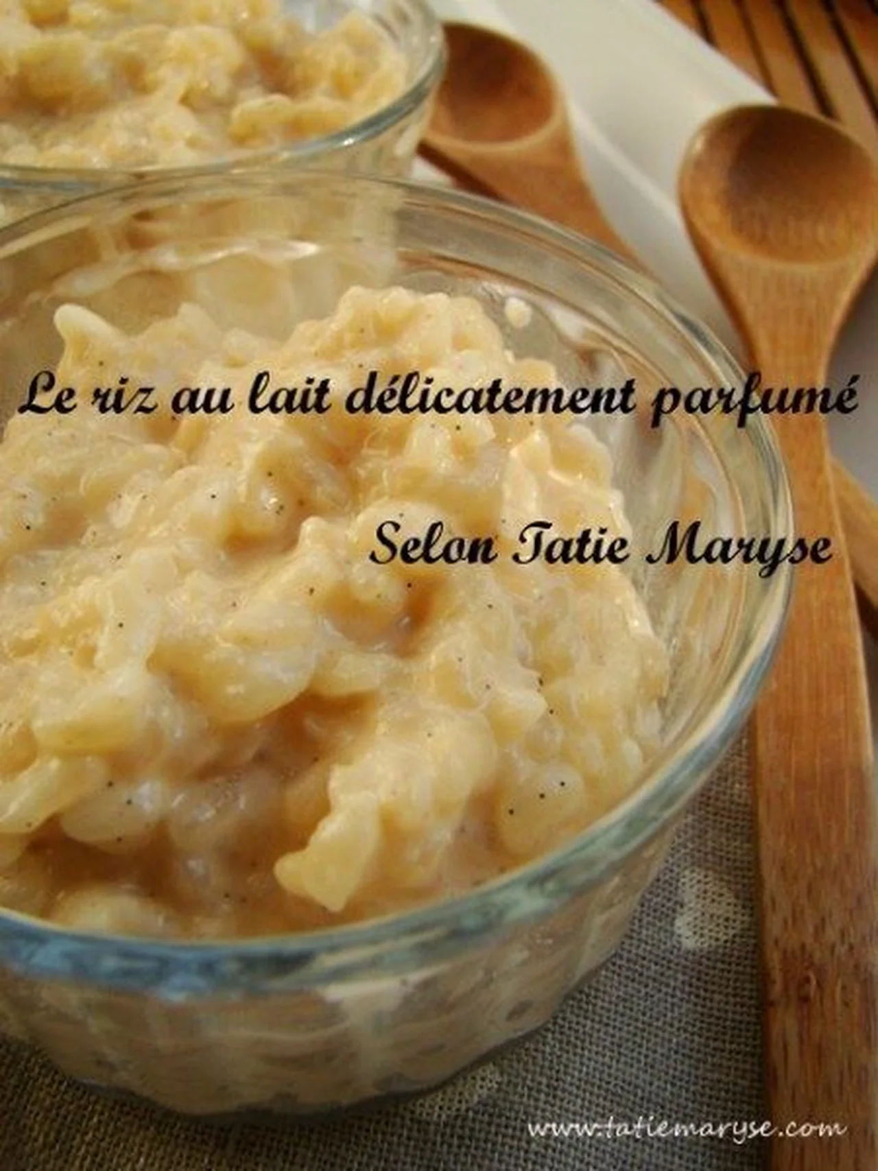Riz au lait parfumé