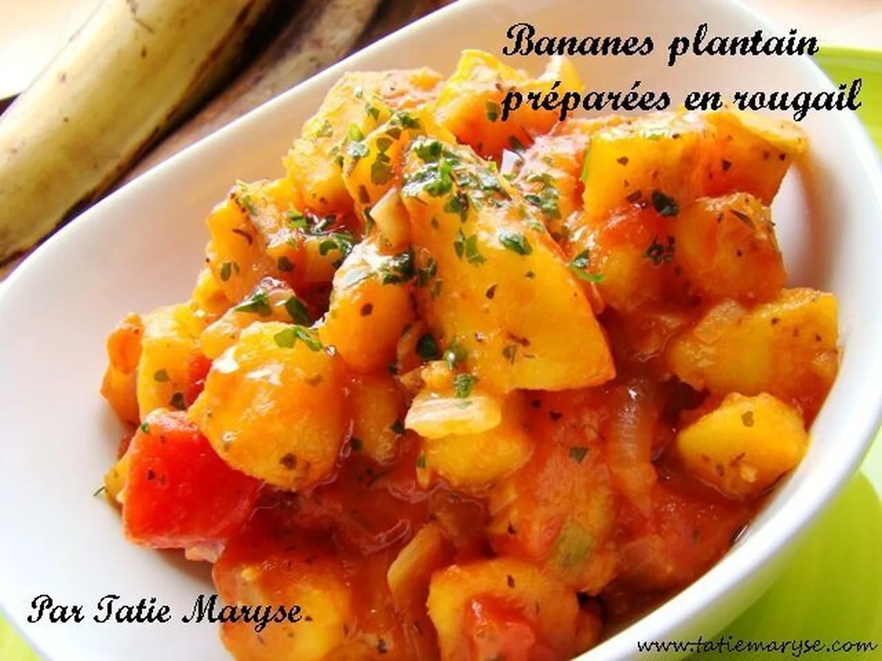 Rougail de banane plantain