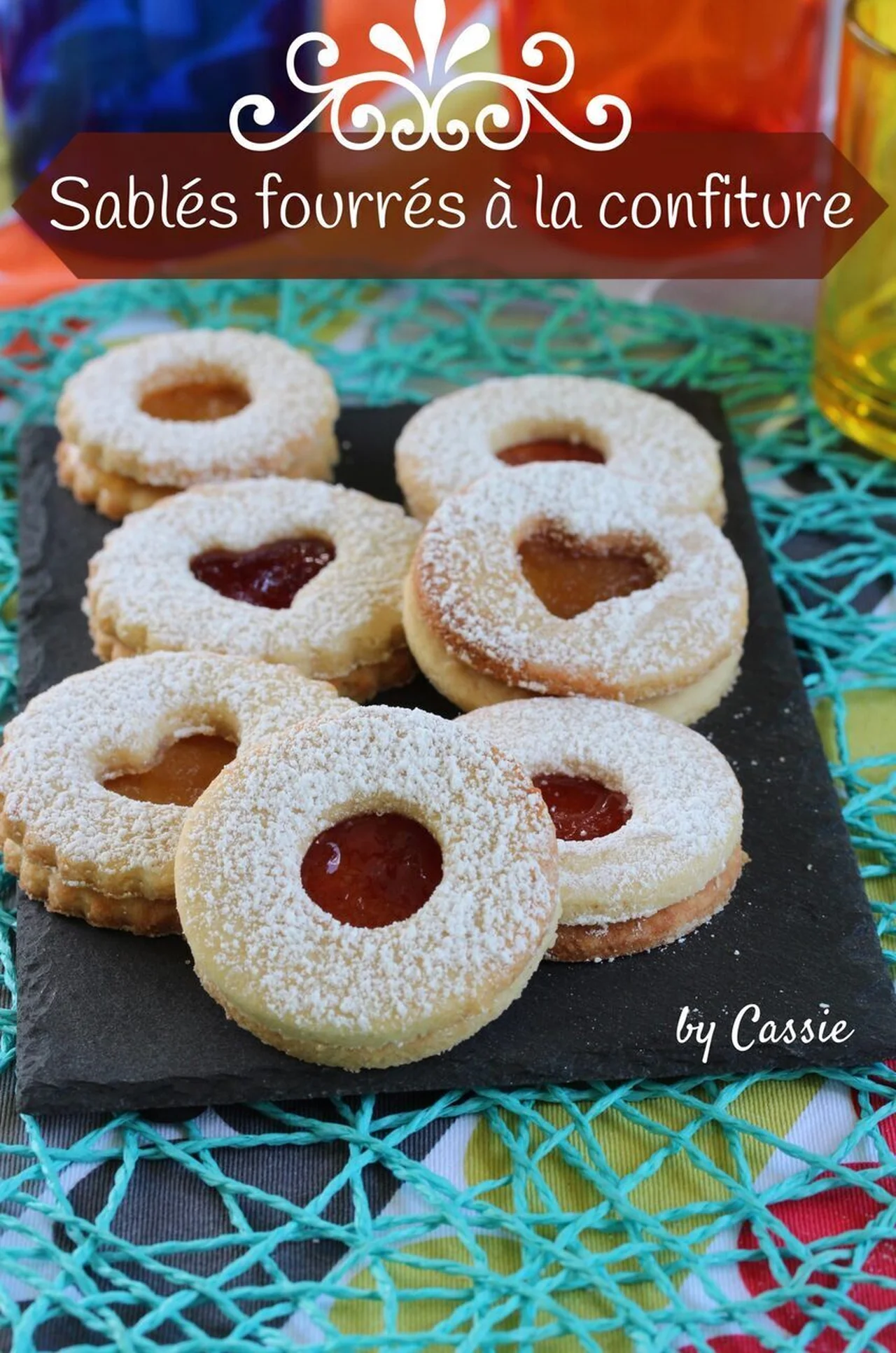 Sablés fourrés à la confiture