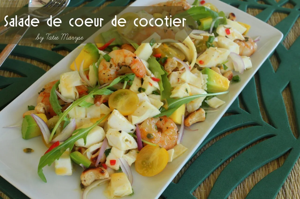 Salade de coeur de cocotier