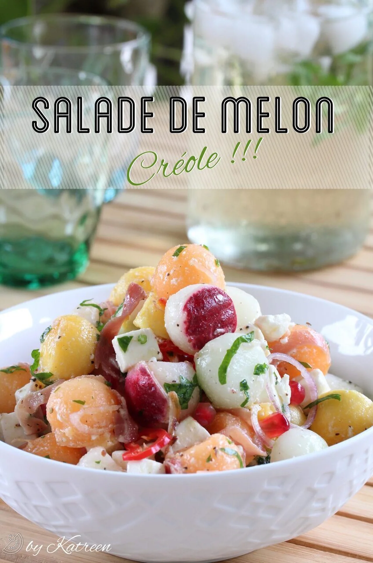 Salade de melon créole