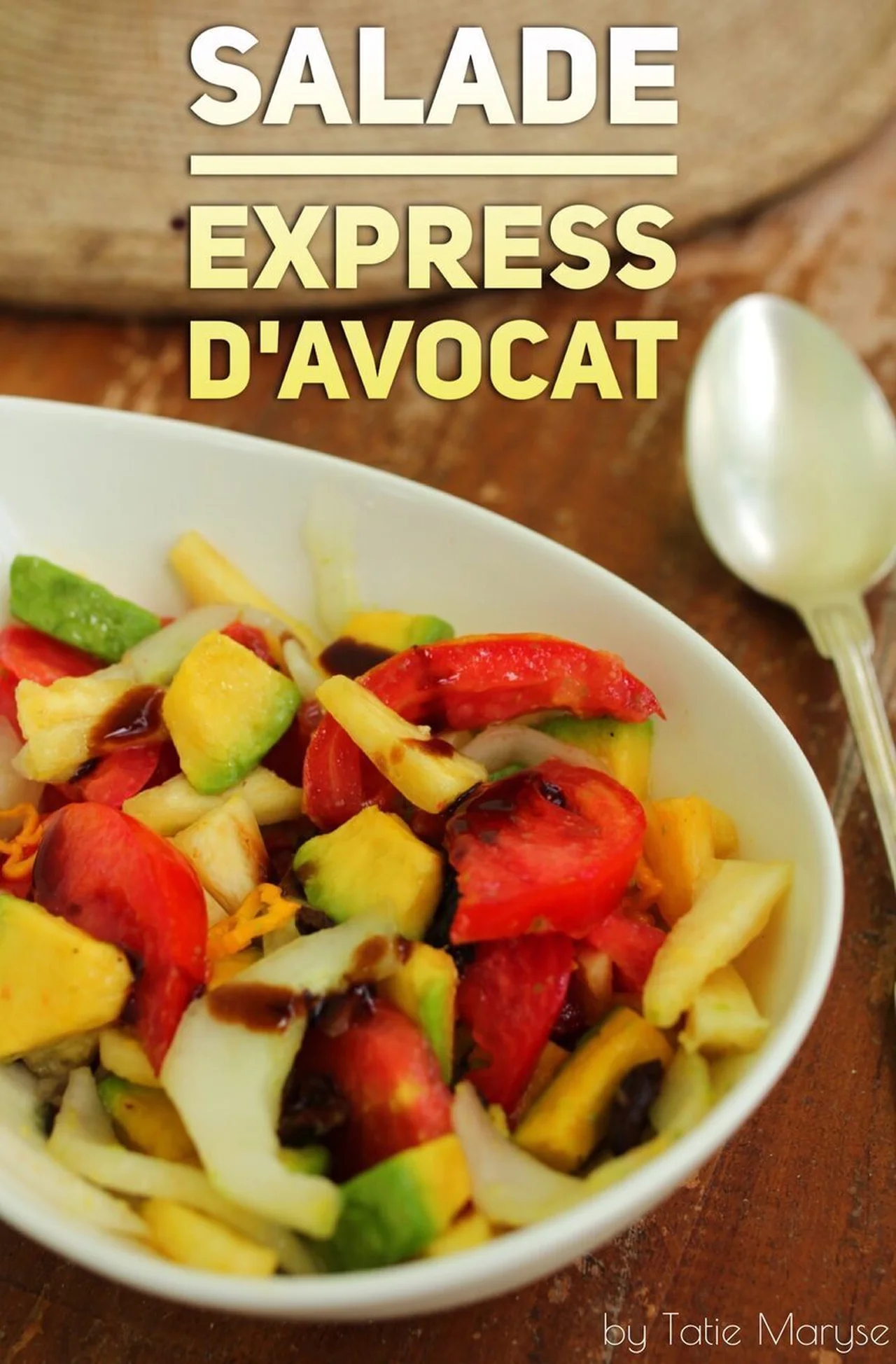 Salade express d'avocat