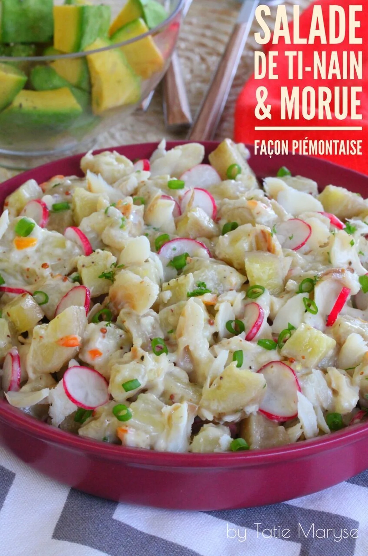Salade de ti nain morue façon piémontaise