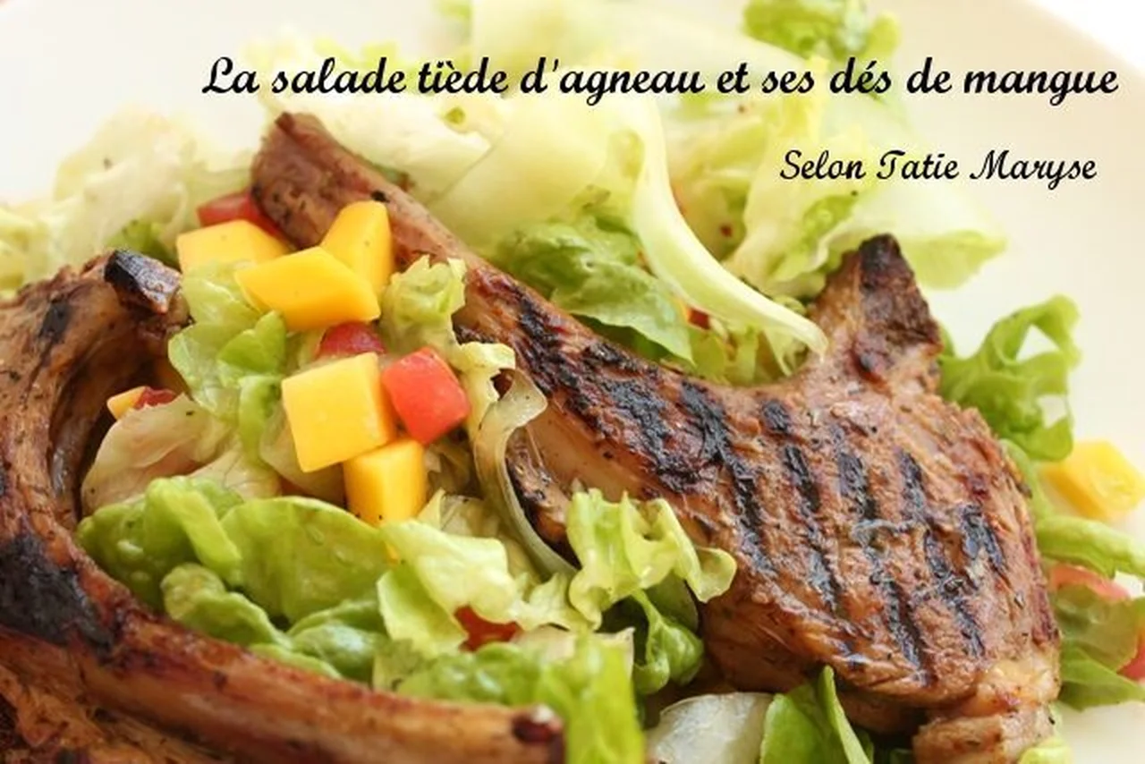 Salade tiède d'agneau