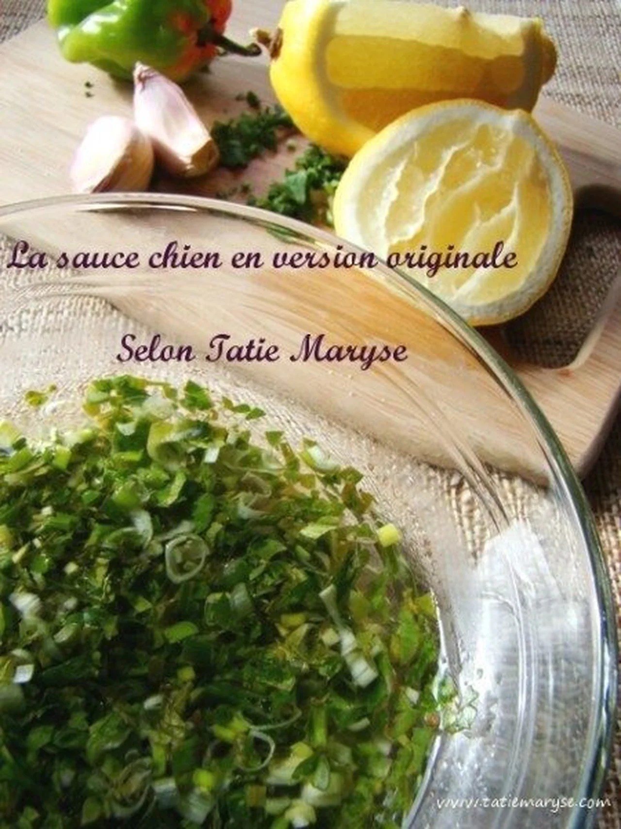 Sauce chien antillaise